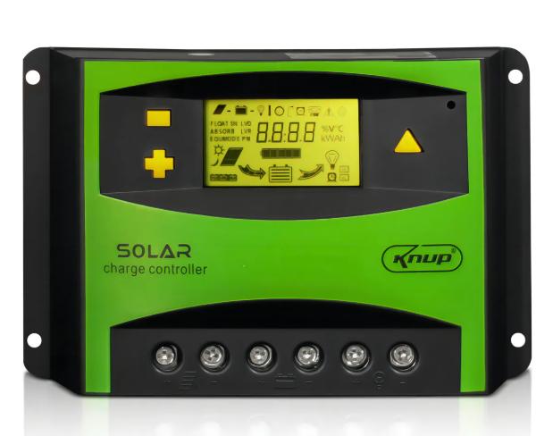 Controlador De Carga Painel Solar Knup Pwm 50a 12v Ou 24v Usb Lcd