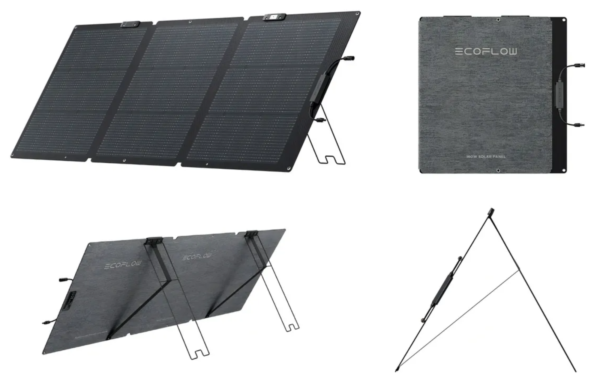 Placa Solar Portátil Dobrável Ecoflow 160w P168